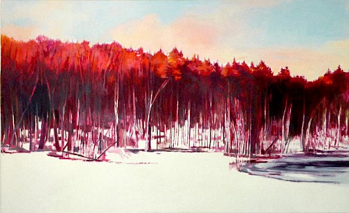 Echo 2 • 80 x 130 cm • 2010 • Öl auf Leinwand • Sammlung München